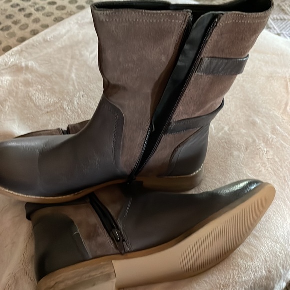 ROAN Gray/Brown boots - Picture 3 of 4